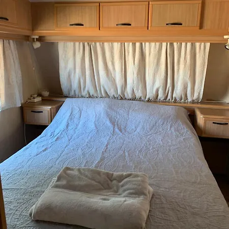 Large Camper In The Olive Grove Campsite