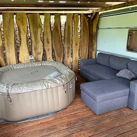 Large Camper In The Olive Grove